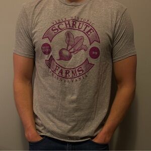The Office Schrute Farms T-Shirt | Visit Historic Beet Farm Tee Large